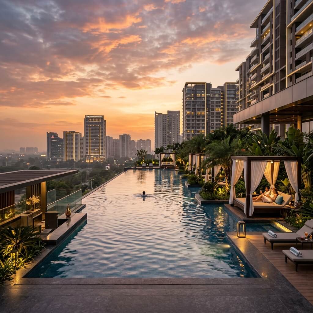Poolside